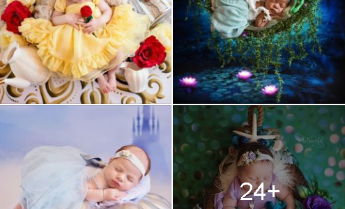 Sesión de fotos para tu bebé inspiradas en princesas