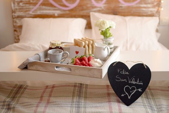 Desayuno en la cama por San Valentín