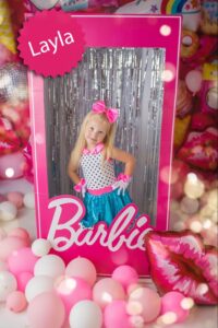 Decoración para fiesta temática de Barbie