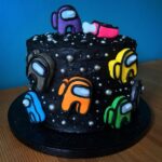 Diseños de pasteles para fiesta de among us