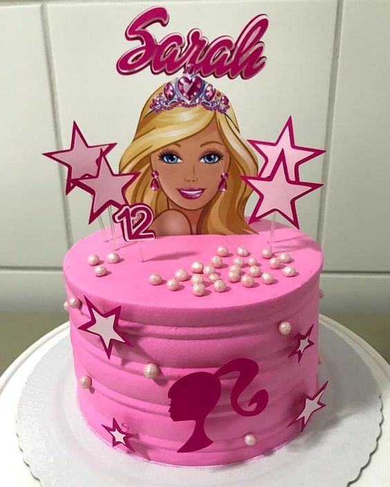 Diseños de pasteles para fiesta temática de Barbie