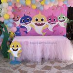 Fiesta de cumpleaños temática Baby Shark para niña