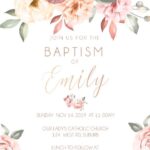 Invitaciones para bautizo de moda