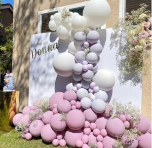 Decoración con globos para fiestas 2021