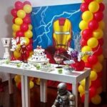 Decoración para una fiesta de Iron Man