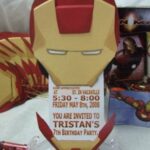 Diseños de invitaciones para fiesta de Iron Man
