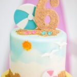 Diseños de pastel para cumpleaños en alberca