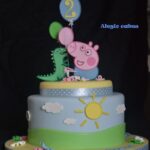 Diseños de pastel para fiesta de George Pig