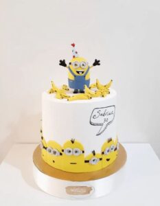 Diseños de pastel para fiesta de minions