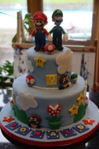 Diseños de pasteles para fiesta de Mario Bros