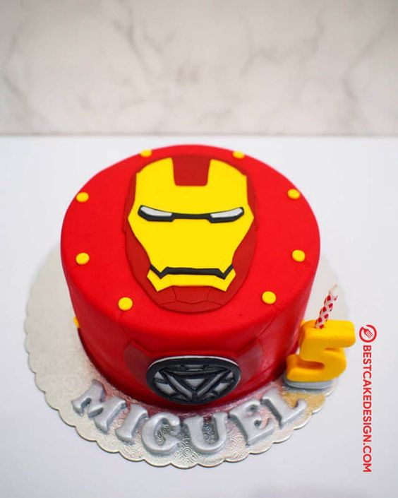Pasteles para fiesta de Iron Man