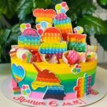 Diseños de pasteles para fiesta de pop it