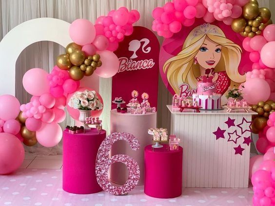 fiestas infantiles tematicas de barbie para niña