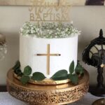 Diseños de pasteles para bautizo