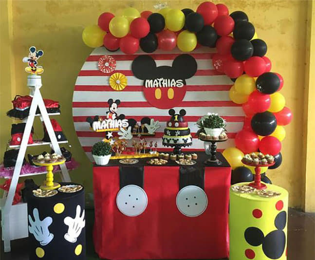 Decoración Mickey Mouse para fiesta - Fiestas Tematicas - Ideas para - infantiles de moda